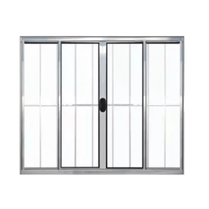 JANELA 4 FOLHAS COM GRADE EM MEDIDAS VARIADAS